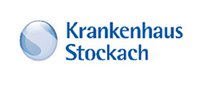 Logo Krankenhaus Stockach Logo des Krankenhauses Stockach mit blauem Kugelsymbol und blauem Schriftzug