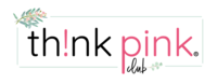 Logo think pink Club Logo des think pink Clubs mit Ladies Talk als MOT-Partner